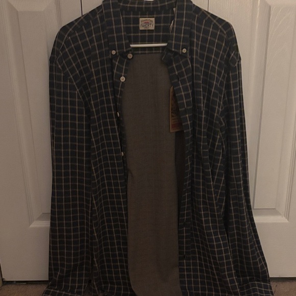 Faherty Navy Coastline Knit Shirt - Picture 1 of 3